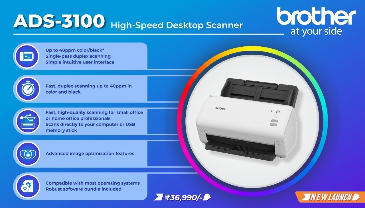 ADS-3100 – Desktop Document Scanner