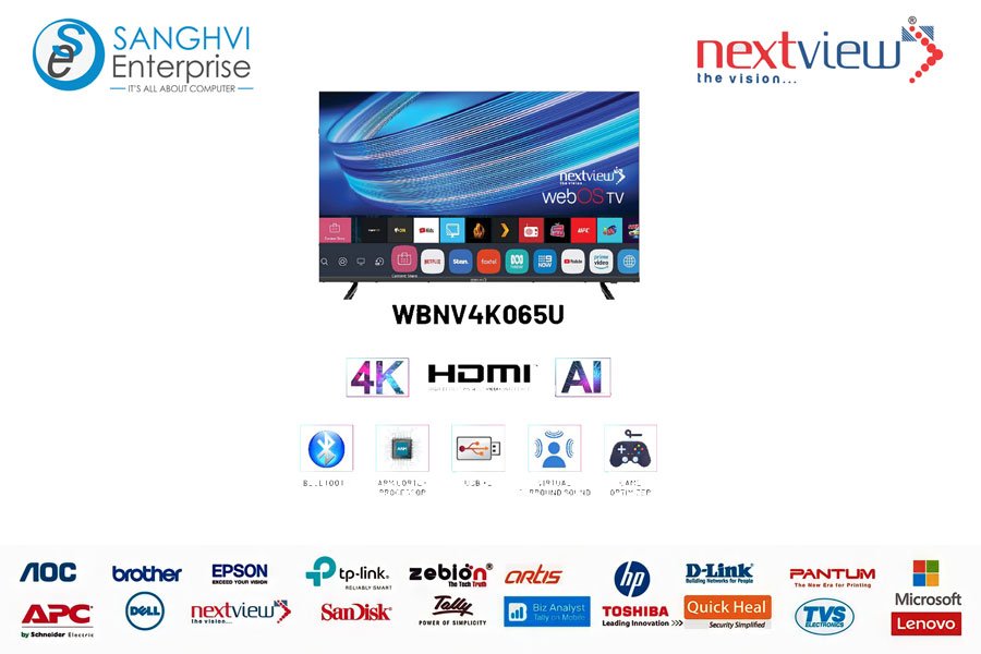 Nextview WBNV4K065U Web OS Smart HD TV