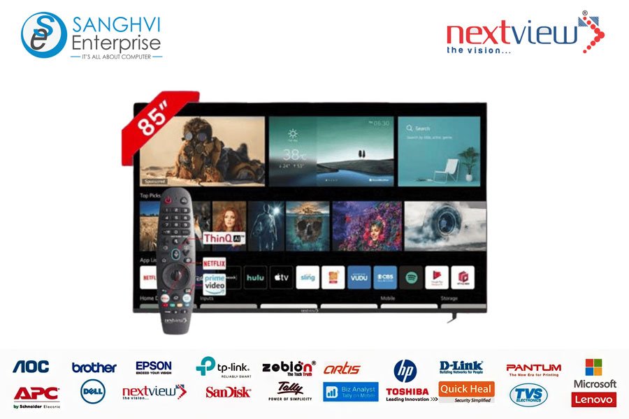 Nextview WBNV4K085U 85 inch 4K UHD Web OS Smart TV Nextview WBNV4K085U 85 inch 4K UHD Web OS Smart TV