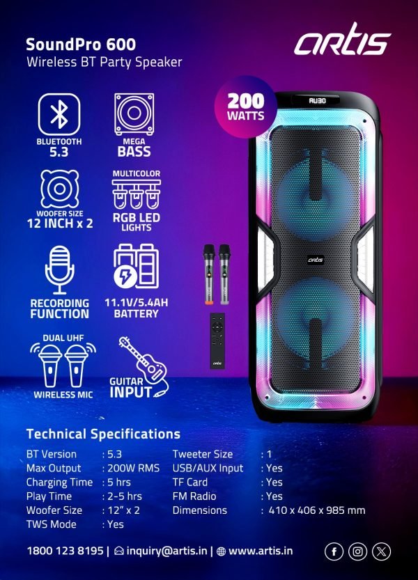 ARTIS-SOUNDPRO-600