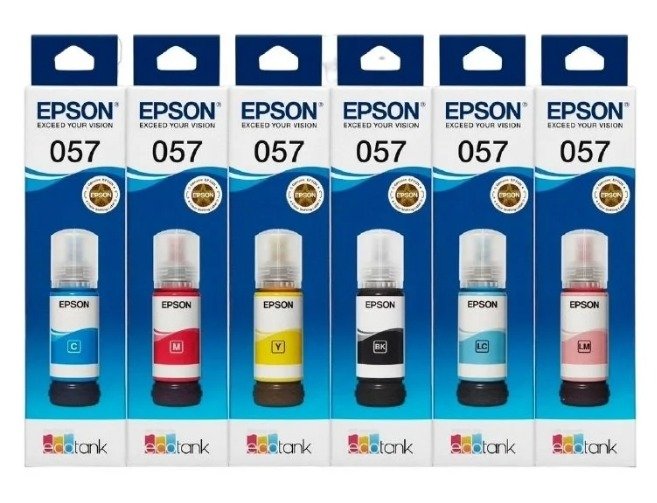 Splashjet 057 Refill Ink for Ep L8050, L18050 Printer – Compatible Ink Bottle