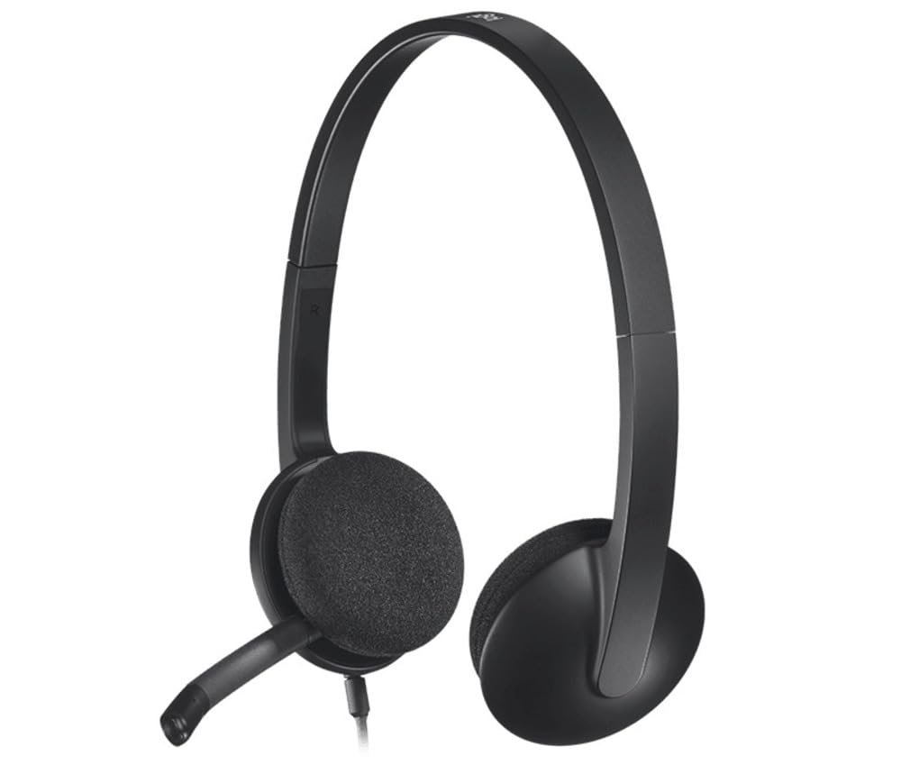 Logitech H340 Stereo Wired Over Ear Headphones