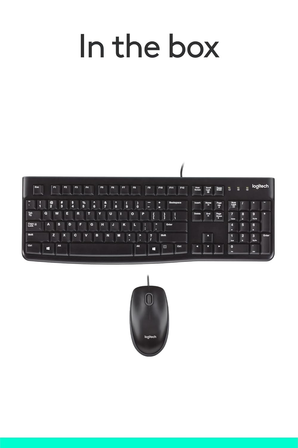 Logitech MK120 Wired USB Keyboard and Mouse Set Logitech MK120 Wired USB Keyboard and Mouse Set