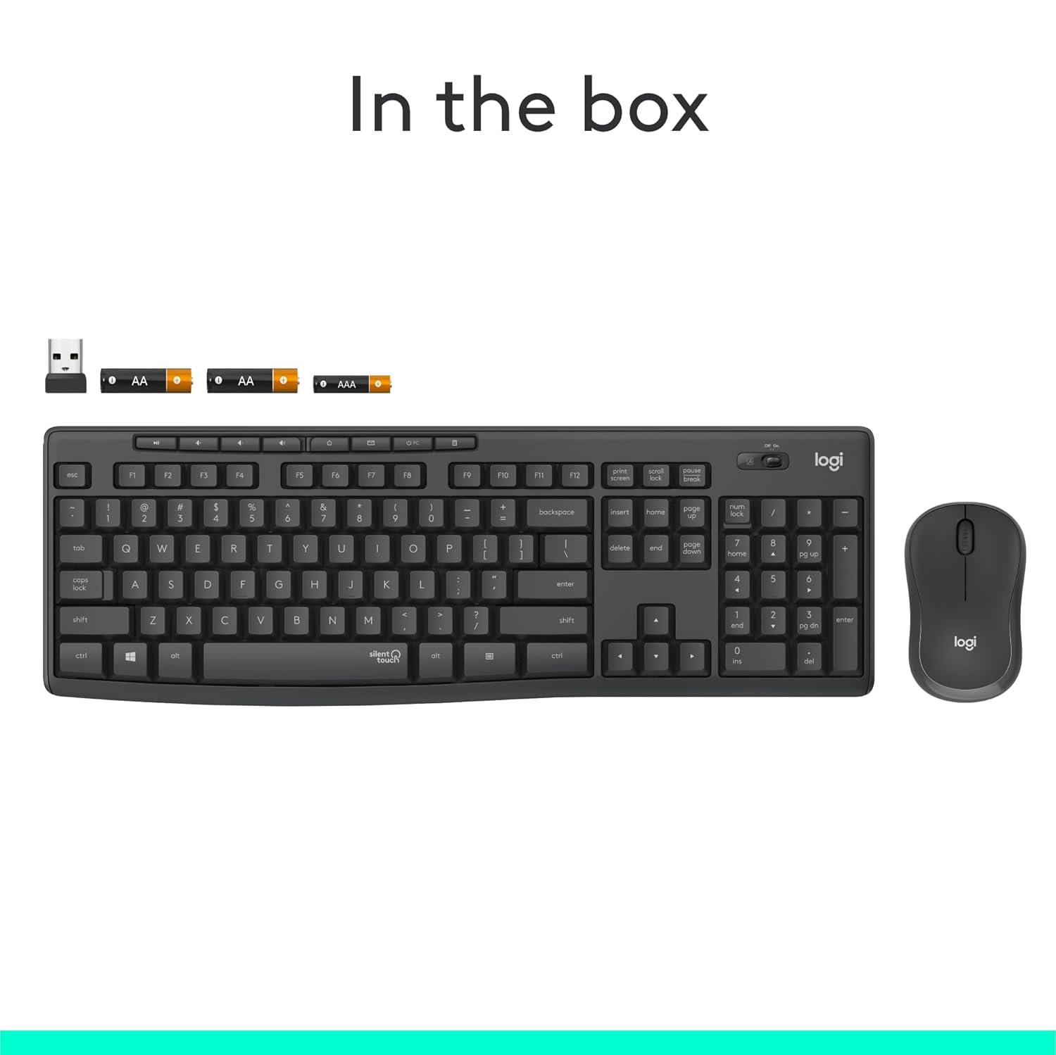 Logitech MK295 Silent Wireless Mouse & Keyboard Combo Logitech MK295 Silent Wireless Mouse & Keyboard Combo